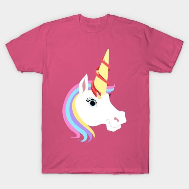 Unicorn Ride T-Shirt by steveashillustration1971